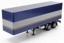Road-kings Trailer Trailer For Truck - Rimorchio 1:18 Modrá Stříbrná