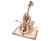 RoboTime 3D dřevěné mechanické puzzle Kouzelné violoncello - poškozený obal
