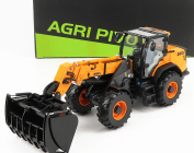 Ros-model Dieci T90 Plus Agri Pivot Ruspa Gommata 2010 - Tractor Scraper 1:32 Žlutá Černá