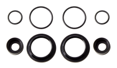 Sada upevňovacích objímek a těsnění 12 mm, černé