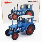 Schuco IFA Rs 01 Pioner Tractor 1950 1:32 Modrá Bílá