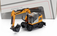 Schuco Liebherr A918 Escavatore Gommato - Tractor Excavator 1:87 Žlutá Bílá Černá