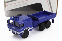 Schuco MAN Kat1 5t. Truck Thw 3-assi 1969 1:87 Blue