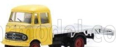 Schuco Mercedes benz L319 Soccorso Stradale - Carro Attrezzi - Wrecker Road Service 1961 1:87 Žlutá