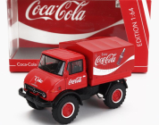 Schuco Mercedes benz Unimog U406 Truck Telonato Coca-cola 1966 1:64 Červená Bílá