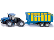 SIKU Farmer - Traktor New Holland s přívěsem Joskin, 1:50