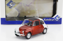Solido Fiat 500 Italian Livery Tribute 1965 1:18 Červená Zelená Bílá