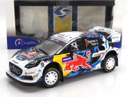 Solido Ford england Puma Rally1 Team M-sport Ford World Rally Team N 16 3rd Rally Sweden 2024 Adrien Fourmaux - Alexandre Coria 1:18 Modrá Bílá