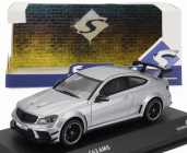 Solido Mercedes benz C-class C63 Amg Black Series 2012 1:43 Matt Silver