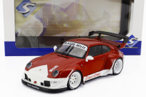 Solido Porsche 911 993 Rwb Bodykit Porco Rosso Coupe 2020 1:18 Bílá Červená