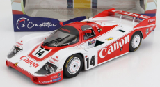 Solido Porsche 956 Turbo Team Canon Racing N 14 24h Le Mans 1983 J.palmer - J.lammers - R.lloyd 1:18 Červená Bílá