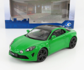 Solido Renault Alpine A110 Pure Coupe 2021 - Black Wheels 1:18 Green Met