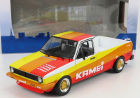 Solido Volkswagen Caddy Pick-up Mki  Kamei Tribute 1982 1:18 Oranžová Žlutá Červená