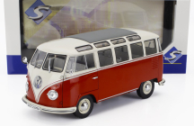 Solido Volkswagen T1 Samba Minibus 1962 1:18 Červená Bílá
