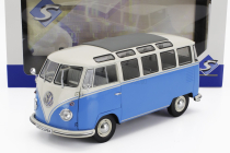 Solido Volkswagen T1 Samba Minibus 1962 1:18 Světle Modrá Bílá