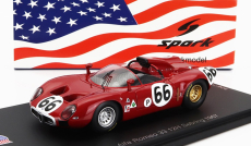 Spark-model Alfa romeo 33 Spider Team Autodelta N 66 12h Sebring 1967 R.bussinello - N.galli 1:43 Red