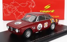 Spark-model Alfa romeo Giulia Gta Team Hong Kong N 66 Singapore Gp 1967 Albert Poon 1:43 Red
