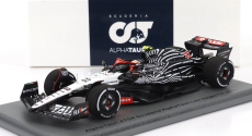 Spark-model Alpha tauri F1  At04 Team Alpha Tauri N 22 Las Vegas Usa Gp 2023 Yuki Tsunoda 1:43 Bílá Černá