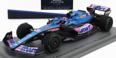 Spark-model Alpine F1 A522 Team Alpine Bwt N 31 4th Japan Gp 2022 Esteban Ocon 1:43 Modrá Růžová