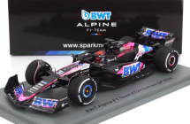 Spark-model Alpine F1  A524 Team Bwt Alpine N 31 Bahrain Gp 2024 Esteban Ocon 1:43 Černá Modrá Růžová