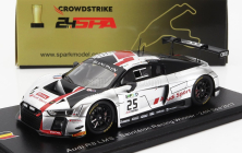 Spark-model Audi R8 Lms Team Audi Sport Sainteloc N 25 Winner 24h Spa 2017 Christopher Haase - Jules Gounon - Markus Winkelhock 1:43 Stříbrná Černá