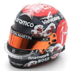 Spark-model Bell helmet Casco Helmet F1 Fernando Alonso Team Aston Martin Aramco Cognizant N 14 Japan Gp 2024 1:5 Různé