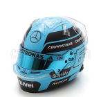 Spark-model Bell helmet Casco Helmet F1 George Russell F1 Team Mercedes Amg N 63 Season 2025 1:5 Světle Modrá