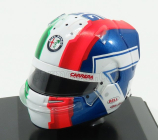 Spark-model Bell helmet F1  Casco Helmet C38 Ferrari Team Alfa Romeo Season 2019 A.giovinazzi 1:8 Červená Bílá Modrá