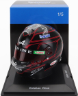 Spark-model Bell helmet F1  Casco Helmet Renault A523 Team Bwt Alpine N 31 Season 2023 Esteban Ocon 1:5 Černá Červená