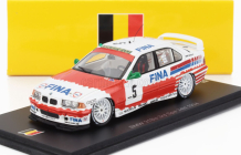 Spark-model BMW 3-series 318is Team Bmw Fina Bastos N 5 3rd 24h Spa 1994 Jeam Michel Martin - Patrick Slaus - Altfrid Heger 1:43 Červená Bílá
