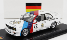 Spark-model BMW 3-series M3 (e30) Team Bmw Motorsport N 72 24h Nurburgring 1987 Dieter Quester - Markus Oestreich - Winfried Vogt 1:43 Bílá Modrá Červená