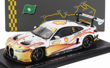 Spark-model BMW 4-series M4 Gt3 Team Wrt N 32 Fia Gt World Cup Macau 2023 Sheldon Van Der Linde 1:43 Bílá Žlutá