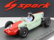 Spark-model Cooper F1  T51 N 16 Monaco Gp 1960 C.bristow 1:43 Světle Zelená Červená