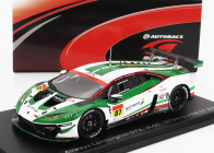 Spark-model Lamborghini Aventador Gt3 Team Jloc N 87 Gt300 Super Gt 2022 K.mtsuura - N.sakaguchi 1:43 Bílá Zelená