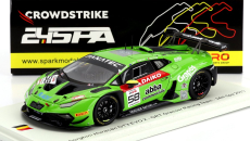 Spark-model Lamborghini Huracan Gt3 Evo 2 Team Grasser Racing 24h Spa 2023 F.crestani - S.neary - G.tweraser - R.capo 1:43 Zelená Černá