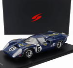 Spark-model Lola T70 Mk3b Gt 5.0l V8 Team Sunoco N 6 Winner 24h Daytona 1969 Mark Donohue - Chuck Parsons - Ronnie Bucknum 1:18 Blue
