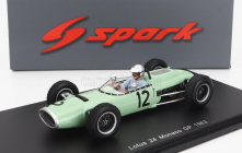 Spark-model Lotus F1  24 N 12 Monaco Gp 1963 Jim Hall 1:43 Velmi Světle Zelená