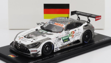 Spark-model Mercedes benz Amg Gt3 Evo Team Mucke Motorsport N 18 Dtm Season 2022 Maximilian Buhk 1:43 Bílá Šedá
