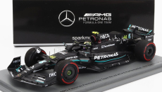 Spark-model Mercedes gp F1 W14 Team Mercedes-amg Petronas Formula One N 44 2nd Spain Gp 2023 Lewis Hamilton 1:43 Matt Black