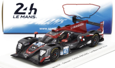 Spark-model Oreca 07 Gibson Gk428 4.2l V8 Team Cool Racing N 47 24h Le Mans 2024 Frederik Vesti - Matt Bell - Naveen Rao 1:43 Černá Červená