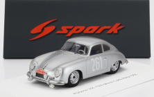 Spark-model Porsche 356 Coupe N 261 Rally Montecarlo 1955 Jean Vilreon - Leon Carlin 1:43 Silver