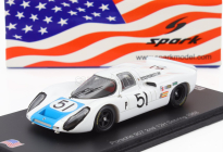 Spark-model Porsche 907 N 51 2nd 12h Sebring 1968 Vic Elford - Jochen Neerpasch 1:43 Bílá