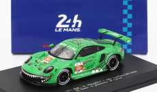 Spark-model Porsche 911 991-2 Rsr-19 4.2l Team Project 1-ao N 56 24h Le Mans 2023 Matteo Cairoli - Phillip Jeffrey Hyett - Gunnar Jeannette 1:87 Zelená