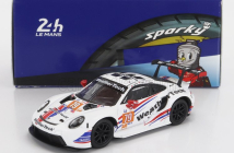 Spark-model Porsche 911 991 Rsr-19 4.2l Team Weathertech Racing N 79 2nd Lmgte Am Class 24h Le Mans 2022 C.macneil - J.andlauer - T.merril 1:64 Bílá