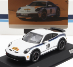 Spark-model Porsche 911 992 Coupe N 19 Rally Dakar Design 2022 1:43 Bílá Modrá