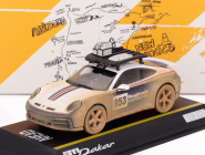 Spark-model Porsche 911 992 Dakar N 953 Ahead Coupe 2024 1:43 Bílá Modrá Červená
