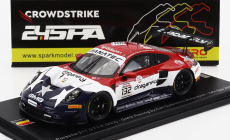 Spark-model Porsche 911 992 Gt3 R Team Gmg Racing N 132 24h Spa 2023 K.wadhington - J.sofronas - P.long - J.bleekemolen 1:43 Červená Bílá Modrá