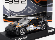 Spark-model Porsche 911 992 Gt3 Rs Coupe N 992 Weissach Test Track 2023 1:43 Černá Stříbrná Oranžová