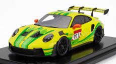 Spark-model Porsche 911 992 Gt3 Rs N 911 Coupe 2023 - Con Vetrina - With Showcase 1:12 Žlutá Zelená