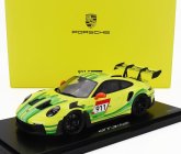 Spark-model Porsche 911 992 Gt3 Rs N 911 Coupe 2023 - Con Vetrina - With Showcase 1:18 Žlutá Zelená